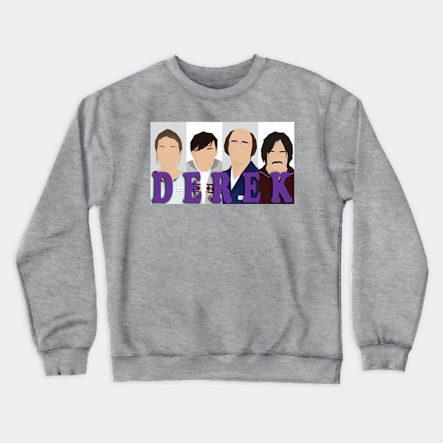 Derek, A Show About Kindness Crewneck Sweatshirt by Pearanoia